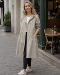 Millie Women's Long Raincoat – Waterproof Breathable Lightweight Coat