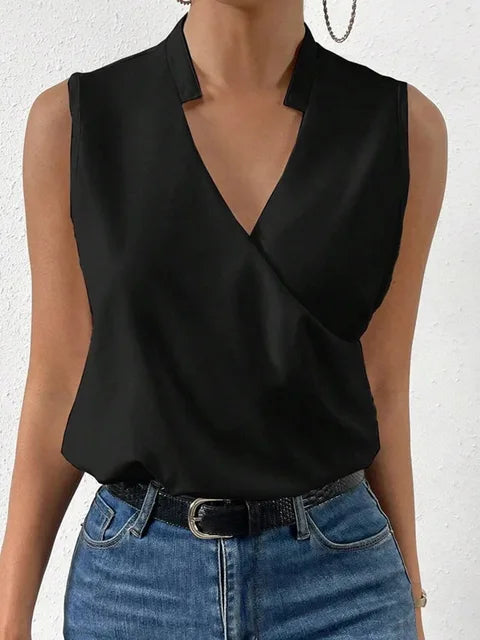 Aurore Women's V-Neck Tank Top – Lightweight Sleeveless Everyday Layering Top