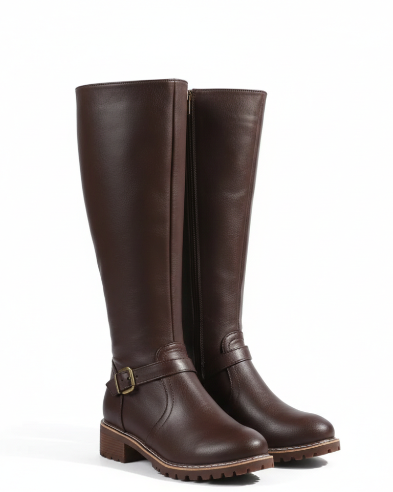 Nyla Women’s Leather Boots – Elegant Supportive Comfort Boots for Everyday Wear
