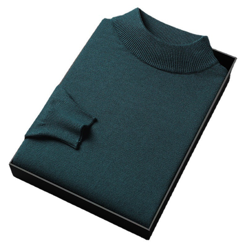 Ryan Men's Knit Sweater – Soft Warm Mock Neck Pullover for Winter