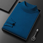 Ryan Men's Knit Sweater – Soft Warm Mock Neck Pullover for Winter