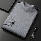 Ryan Men's Knit Sweater – Soft Warm Mock Neck Pullover for Winter