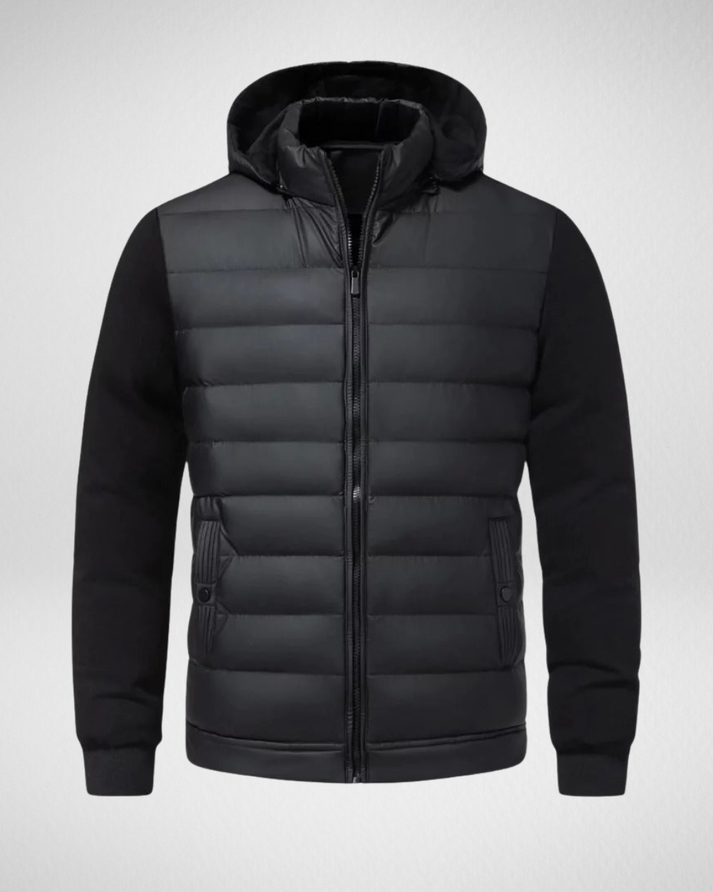 Benjamin Men’s Quilted Jacket – Lightweight Warm Zip-Up Coat for Fall & Winter