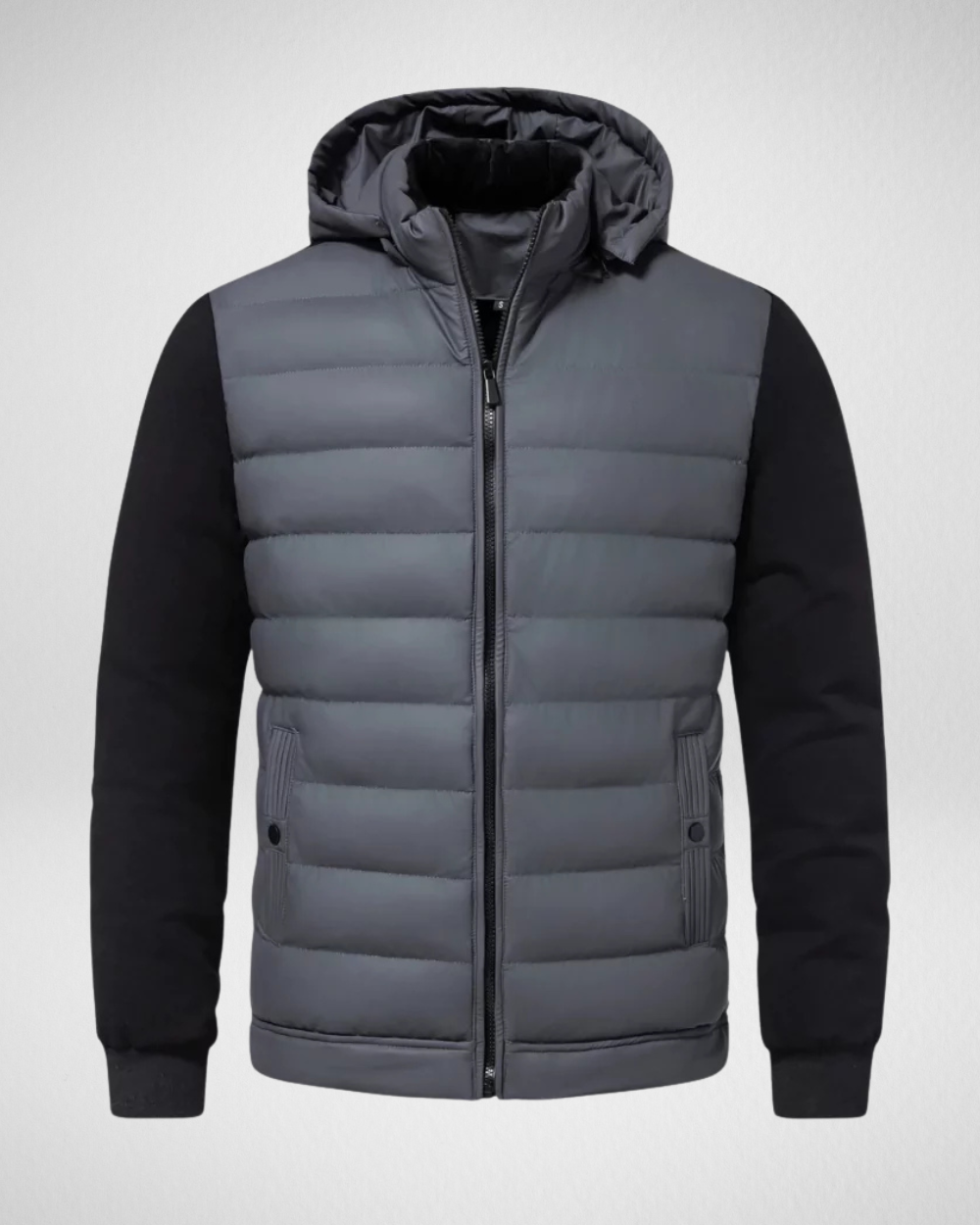 Benjamin Men’s Quilted Jacket – Lightweight Warm Zip-Up Coat for Fall & Winter