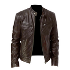 David Men’s Leather Jacket – Premium Genuine Leather Coat with Timeless Smart Fit