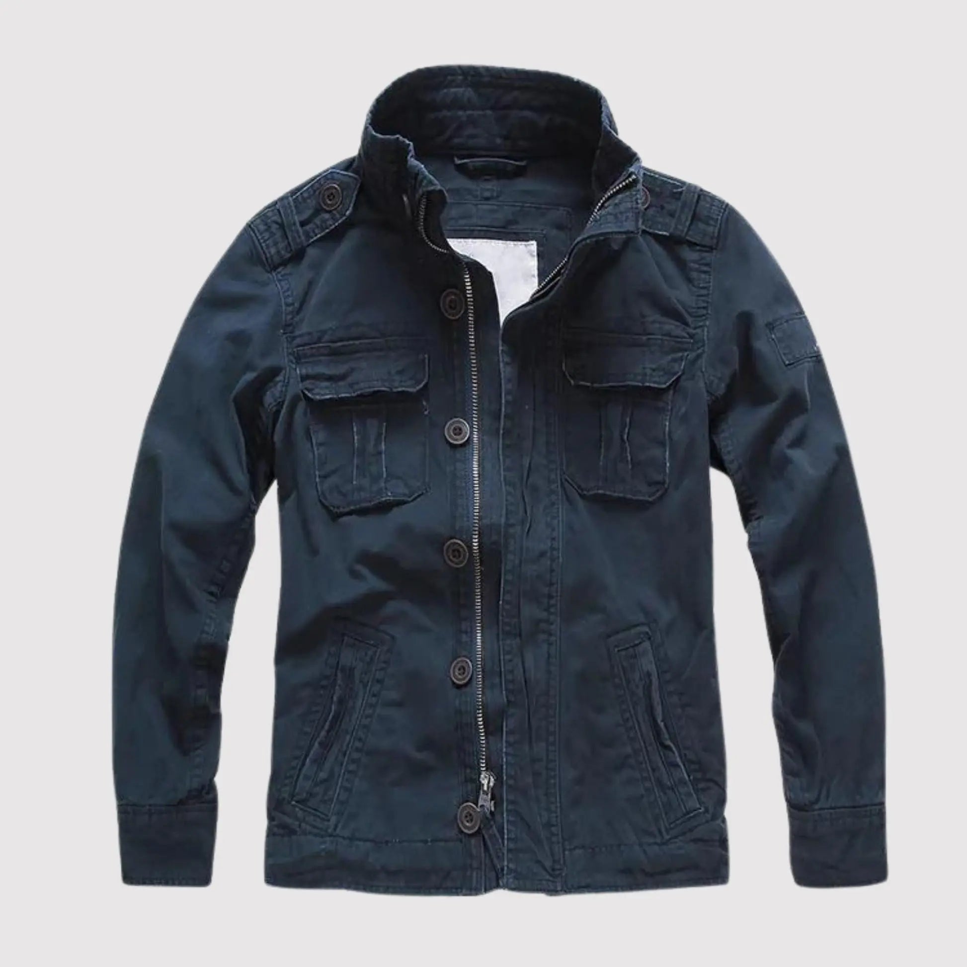 Emmanuel Men’s Classic Jacket – Lightweight Casual Coat with Functional Pockets