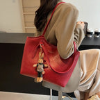 Emma Women’s Tote Bag – Vintage Vegan Leather Shopper with Spacious Elegant Design