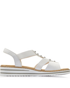 Leona Women’s Wedge Sandals – Buckle Summer Shoes with Cushioned Insole