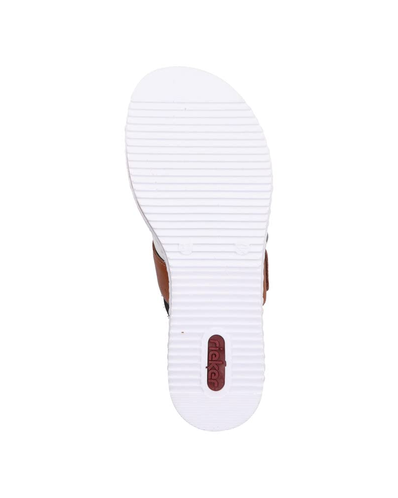 Tessa Women’s Wedge Mules – Faux Leather Slip-On Sandals with Soft Insole