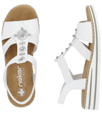 Leona Women’s Wedge Sandals – Buckle Summer Shoes with Cushioned Insole