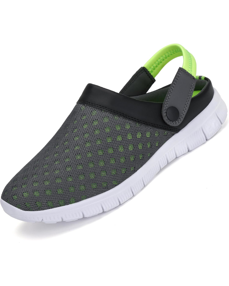 Riley Unisex Garden Clogs – Breathable Mesh Slip-On Shoes for Indoor Outdoor Wear