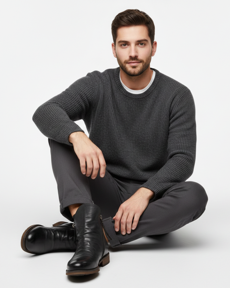 Daniel Men's Ankle Boots – Side Zip Modern Dress Boots for Everyday Wear