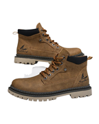 Ernie Men's Leather Boots – Genuine Leather Comfort Fit Everyday Boots