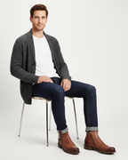 Daniel Men's Ankle Boots – Side Zip Modern Dress Boots for Everyday Wear