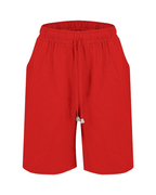 Olivia Women’s Paper Bag Shorts – High Waist Drawstring Summer Shorts with Pockets