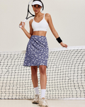 Layla Women’s Athletic Skort – Knee-Length Tennis Skirt with Shorts & Pockets