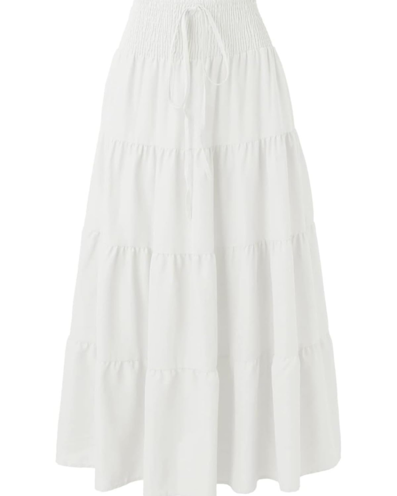 Amelia Women's 2-in-1 Maxi Dress – Bohemian Halter Style with Elastic Waist