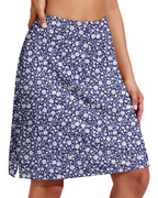 Layla Women’s Athletic Skort – Knee-Length Tennis Skirt with Shorts & Pockets