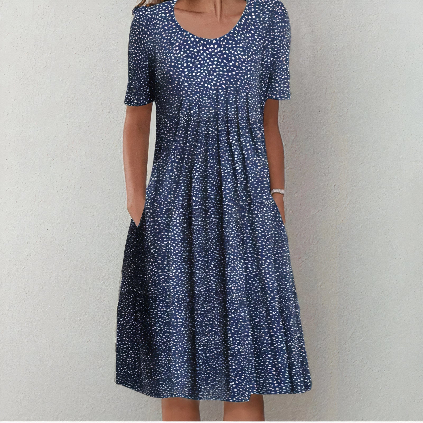 Ulla Women's Cotton Summer Dress – Breathable Elegant Lightweight Day Dress