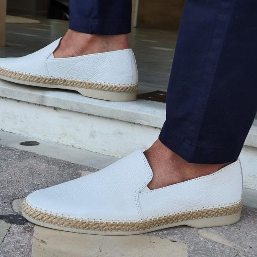 Ethan Men’s Leather Loafers – Breathable Slip-On Casual Shoes with Cushioned Comfort