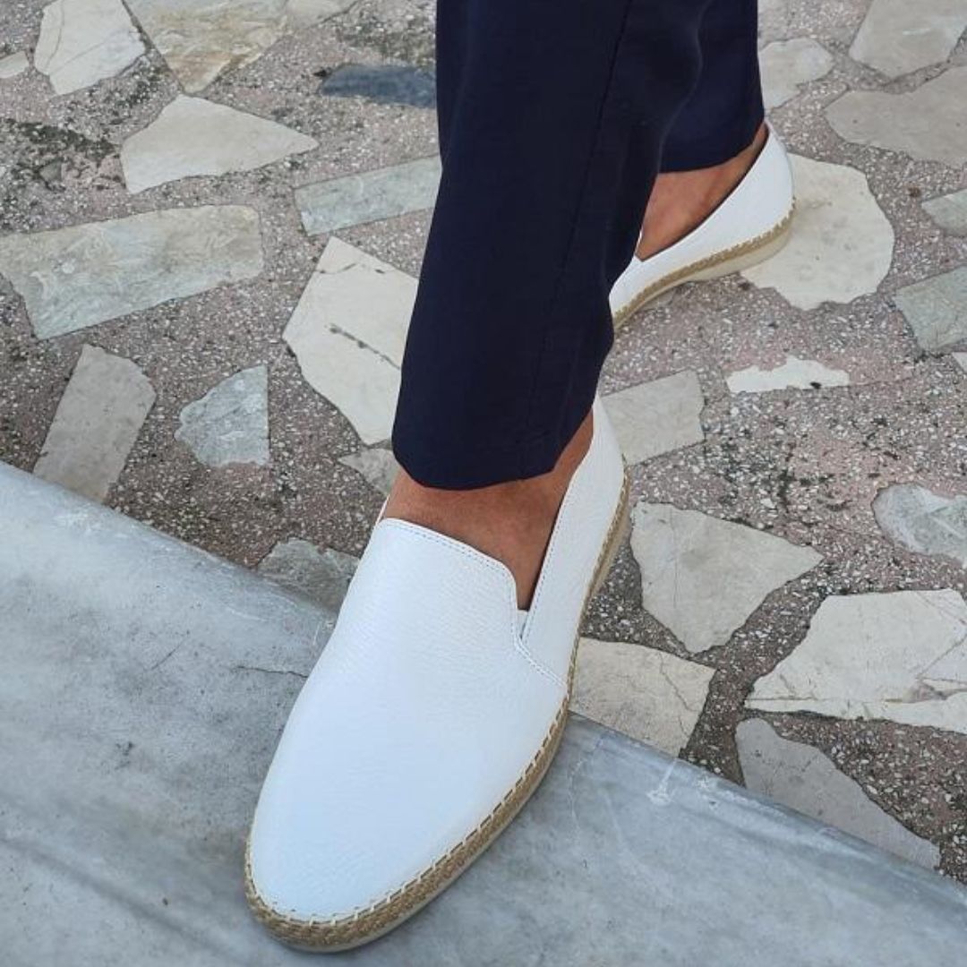 Ethan Men’s Leather Loafers – Breathable Slip-On Casual Shoes with Cushioned Comfort