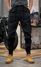 David Men’s Cargo Pants – Stretch Spandex Trousers with Multi-Pocket Comfort Fit