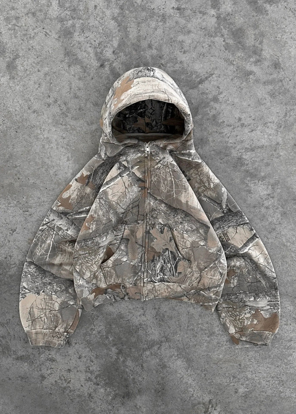 Marlon Men's Camo Hoodie – Adjustable Hood Kangaroo Pocket Casual Sweatshirt