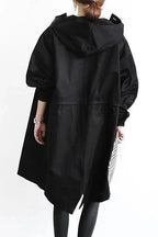 Elizabeth Women's Urban Raincoat – Waterproof Oversized Hood Commuter Coat