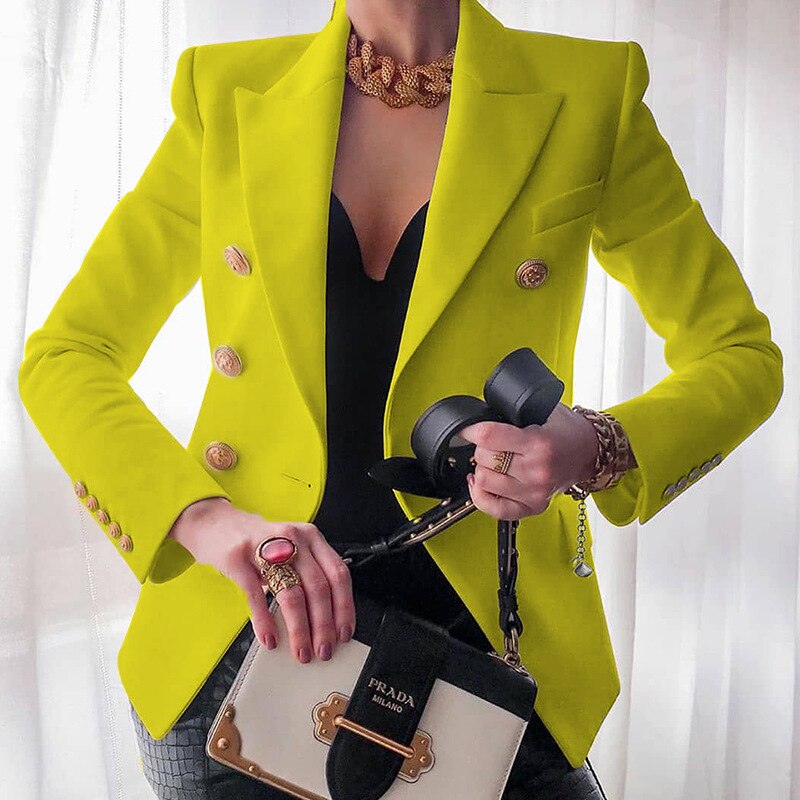 Hailey Women’s Blazer – Elegant Tailored Jacket with Long Sleeves & Modern Fit