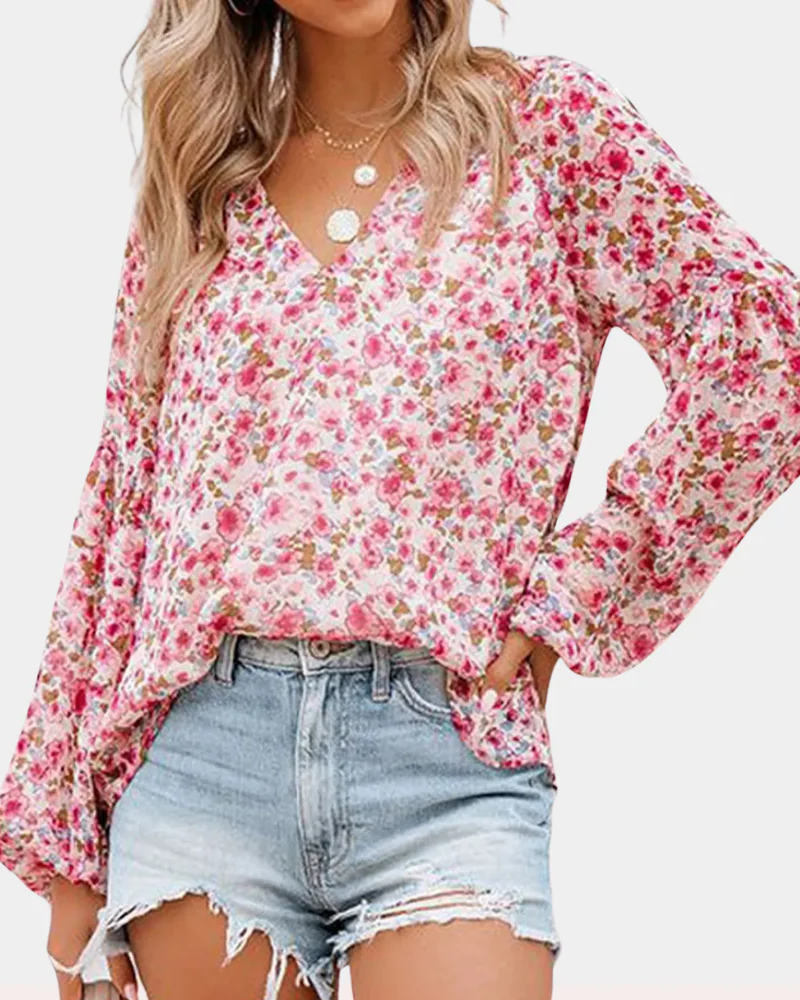 Macy Women's Long Sleeve Blouse – Classic Lightweight Top for Casual & Office Wear