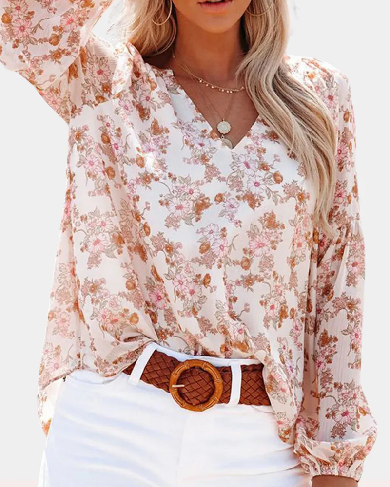 Macy Women's Long Sleeve Blouse – Classic Lightweight Top for Casual & Office Wear