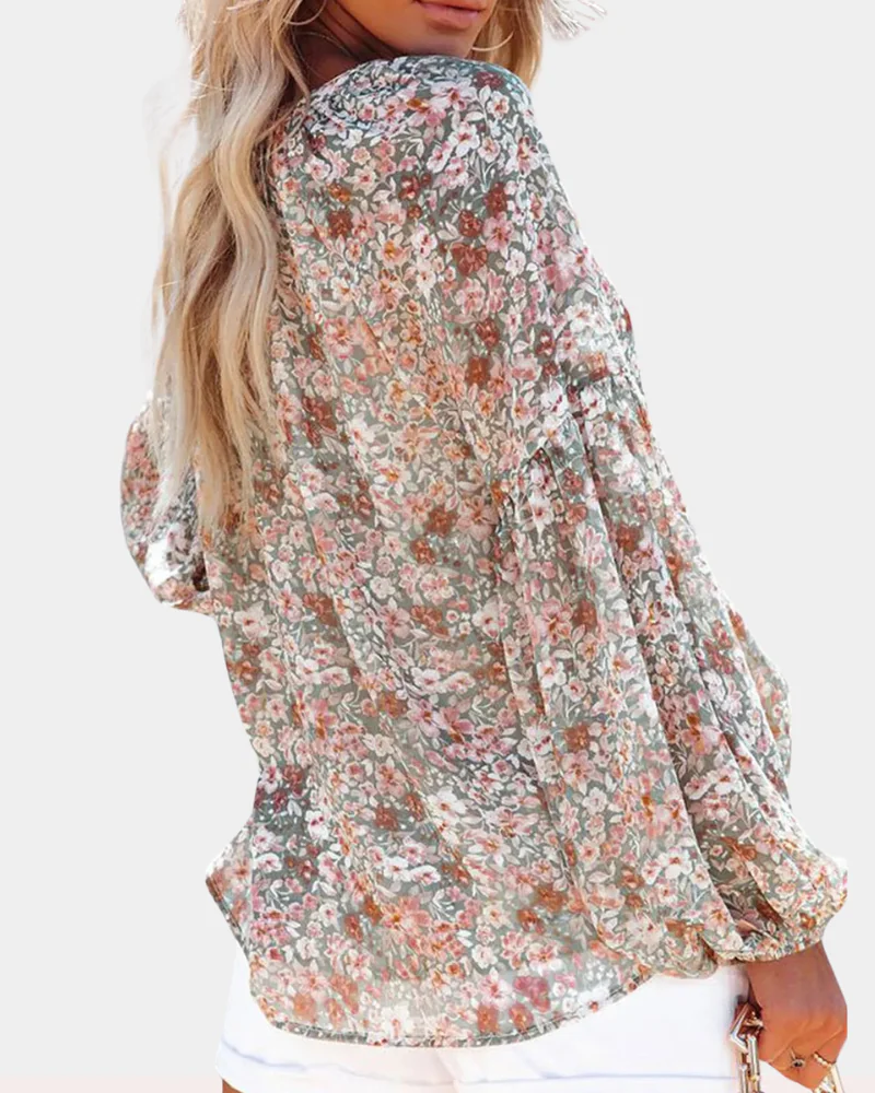 Macy Women's Long Sleeve Blouse – Classic Lightweight Top for Casual & Office Wear