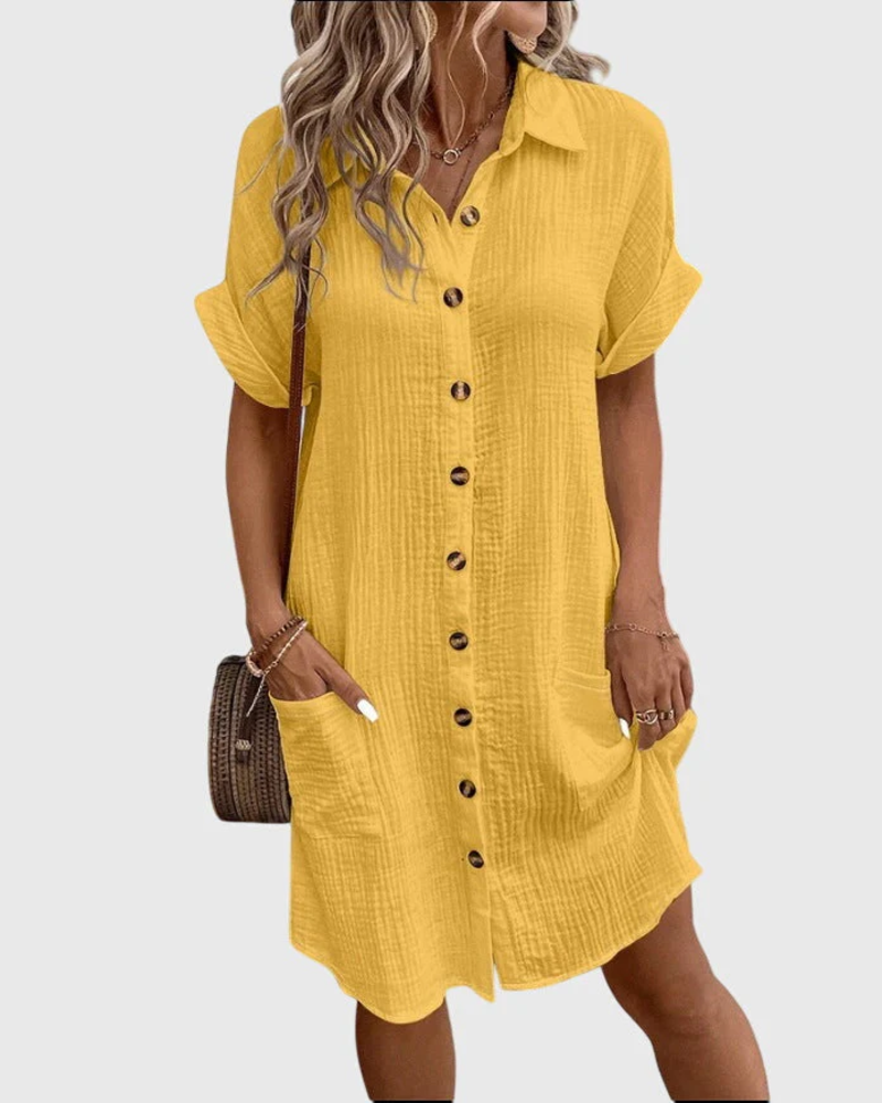 Noelle Women’s Summer Dress – Lightweight Flowy Casual Elegant Dress