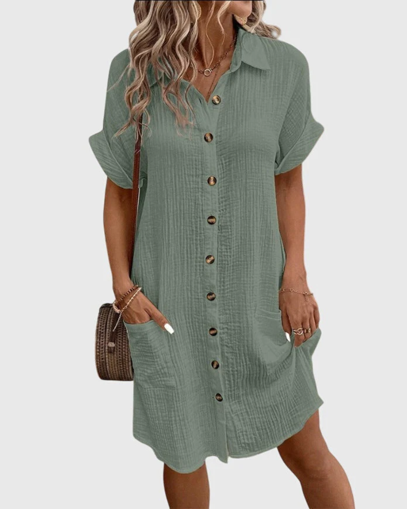Noelle Women’s Summer Dress – Lightweight Flowy Casual Elegant Dress