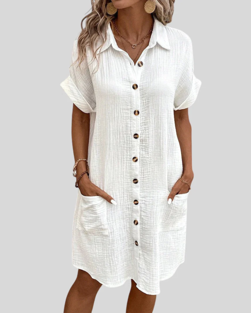 Noelle Women’s Summer Dress – Lightweight Flowy Casual Elegant Dress