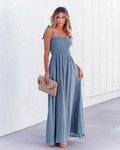 Serena Women's Boho Maxi Dress – Flowy Wedding Guest Style with Relaxed Fit