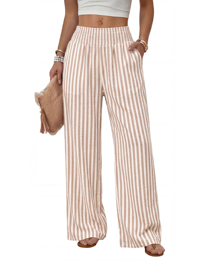 Madison Women’s Wide Leg Pants – Soft Casual Work Trousers with Pockets