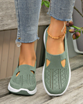 Marlene Women’s Walking Shoes – Wide Fit Slip-On Sneakers with Arch Support