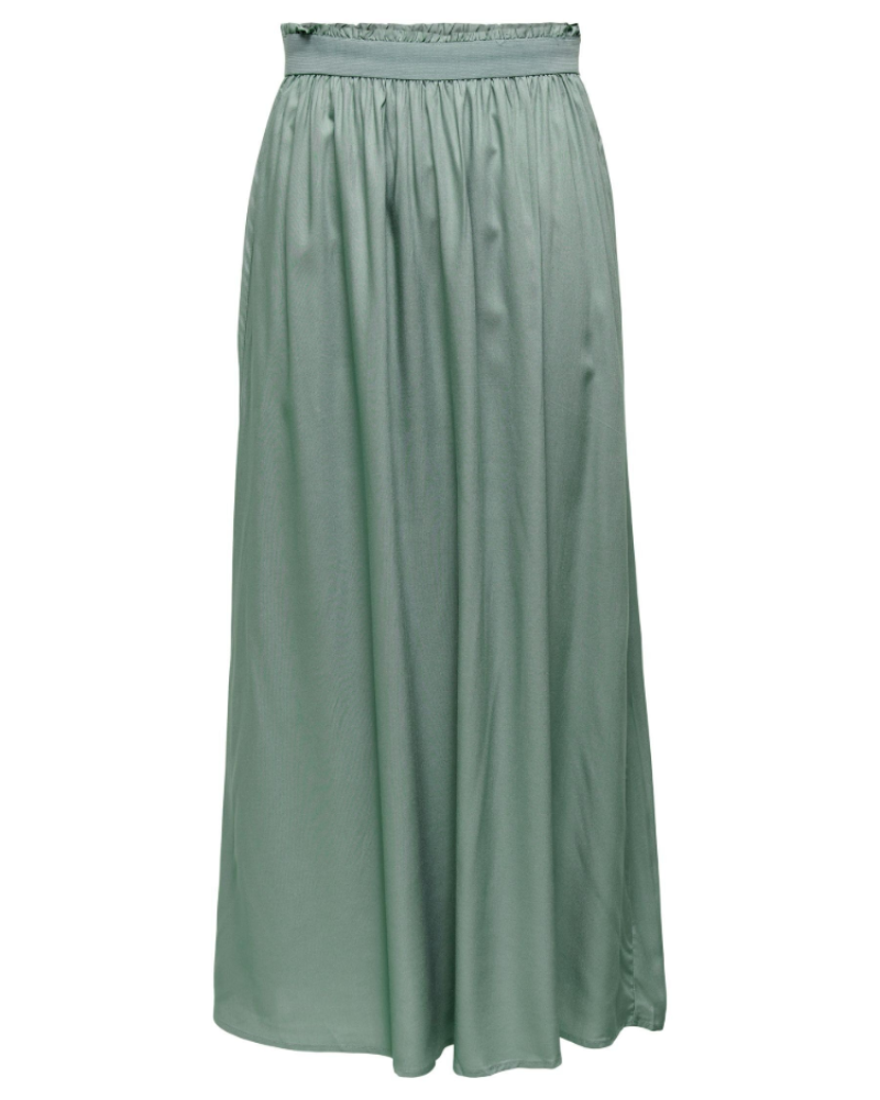Isla Women’s Maxi Skirt – Plain Pleated Viscose Skirt