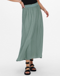 Isla Women’s Maxi Skirt – Plain Pleated Viscose Skirt