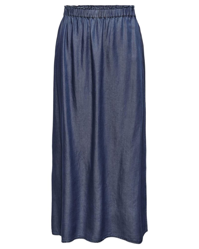 Isla Women’s Maxi Skirt – Plain Pleated Viscose Skirt
