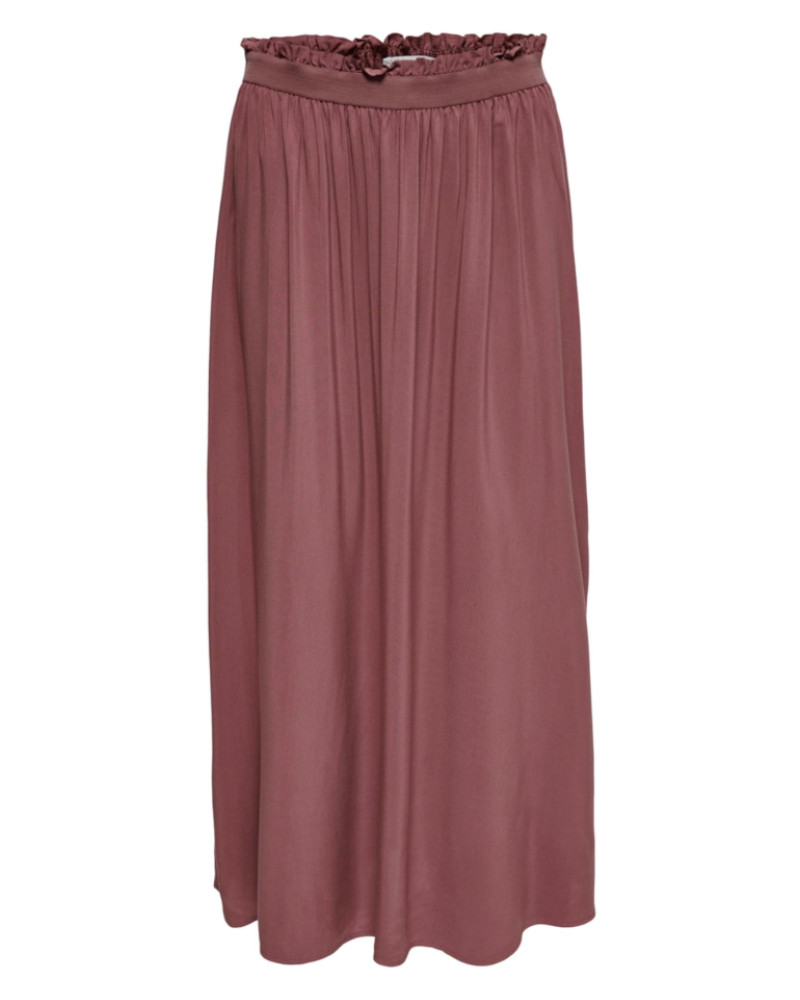 Isla Women’s Maxi Skirt – Plain Pleated Viscose Skirt
