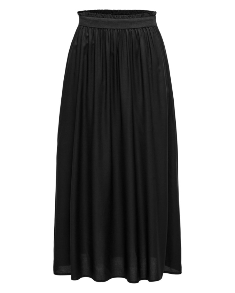 Isla Women’s Maxi Skirt – Plain Pleated Viscose Skirt