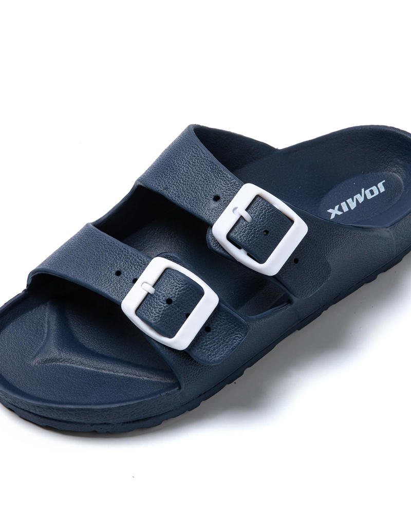 Naomi Women's EVA Flip Flops – Adjustable Wedge Slides with Non-Slip Rubber Sole