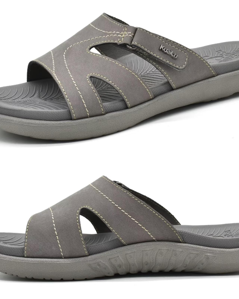 Olivia Women's Comfort Sandals – Adjustable Slide Sandals with Cushioned Footbed