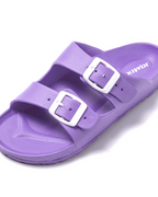 Naomi Women's EVA Flip Flops – Adjustable Wedge Slides with Non-Slip Rubber Sole