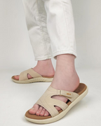 Olivia Women's Comfort Sandals – Adjustable Slide Sandals with Cushioned Footbed