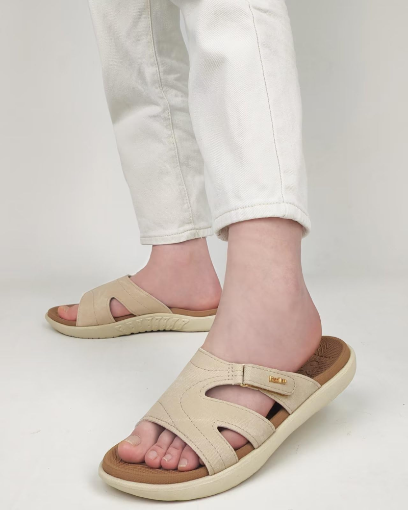 Olivia Women's Comfort Sandals – Adjustable Slide Sandals with Cushioned Footbed
