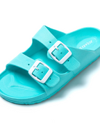 Naomi Women's EVA Flip Flops – Adjustable Wedge Slides with Non-Slip Rubber Sole