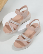 Luna Women's Hiking Sandals – Adjustable Platform Sandals with Non-Slip Sole